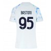 Inter Milan Alessandro Bastoni #95 Bortedrakt Kvinner 2025-26 Kortermet